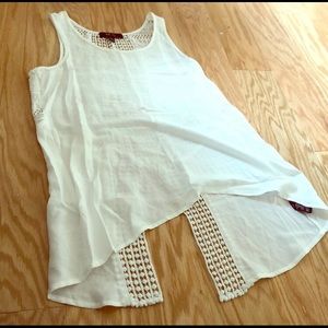 2for15✅white lace tank cami